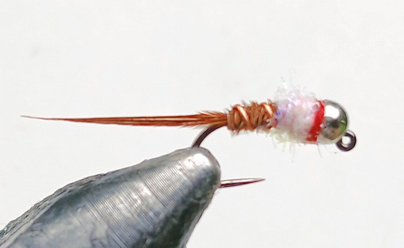 6 Pearl Frenchie #16 jig 3.0mm Tungsten bead head Fly Fishing Flies
