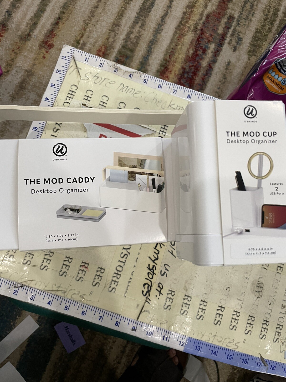 New U Brands The Mod Caddy Desktop Organizer Set