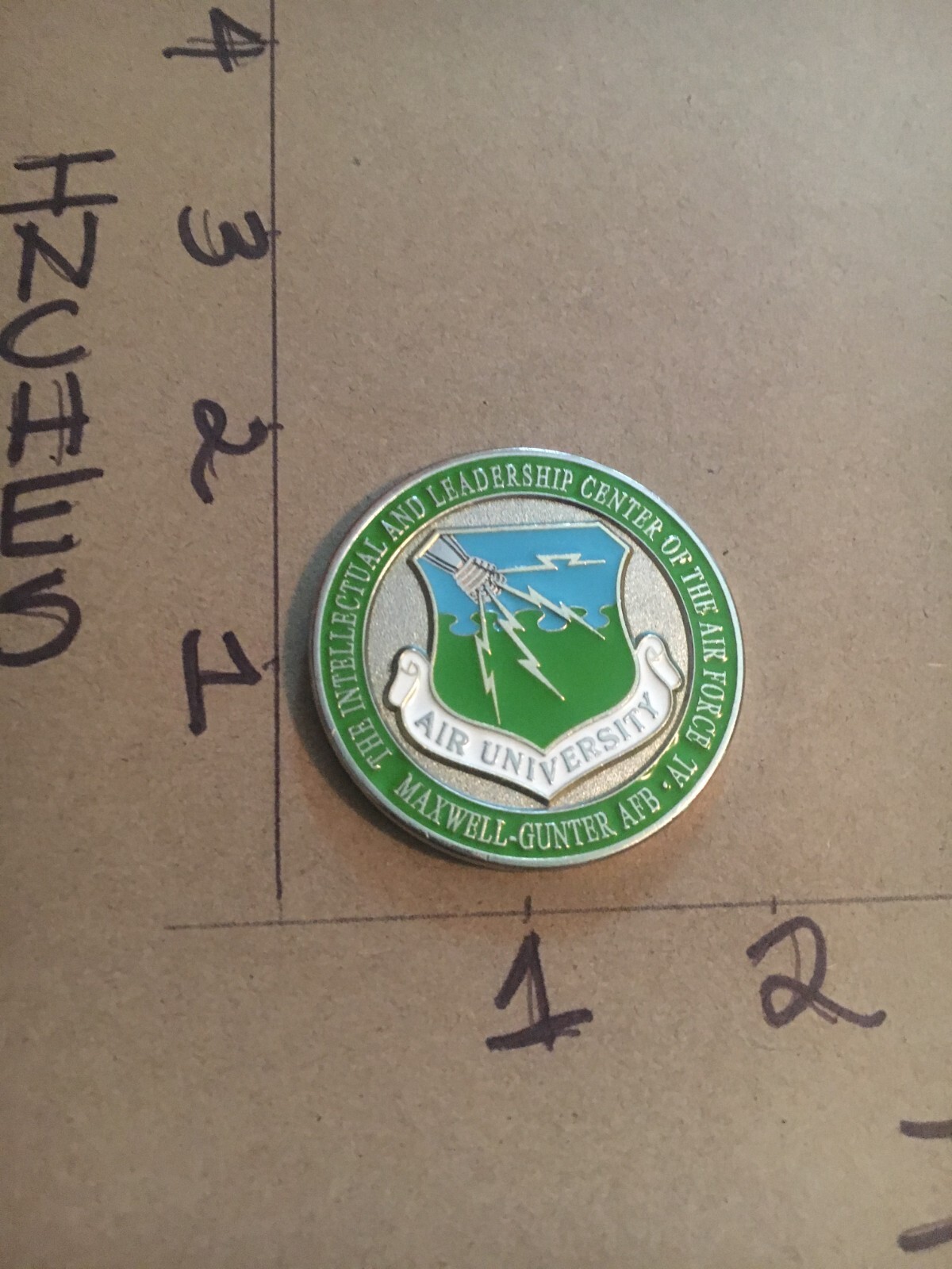 USAF University The Intellectual & Leadership Ctr Squadron Challenge Coin 6/1/25