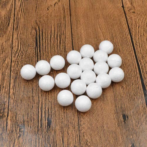 50 Pack 1 Inch Round Foam Balls Mini Crafts Balls for Household School Projects