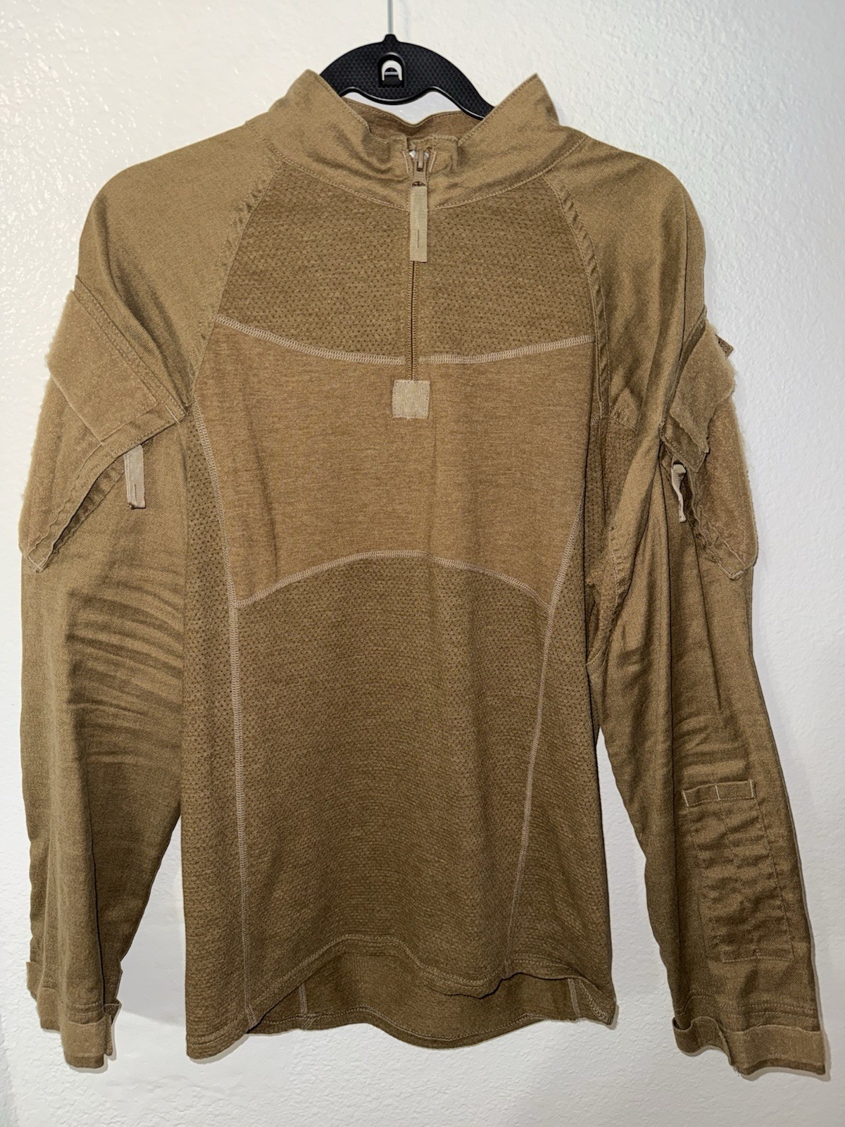 RARE New Balance Combat Rip-Stop Shirt - FR Layer 5 AFR809 Sz MD - Coyote NSW