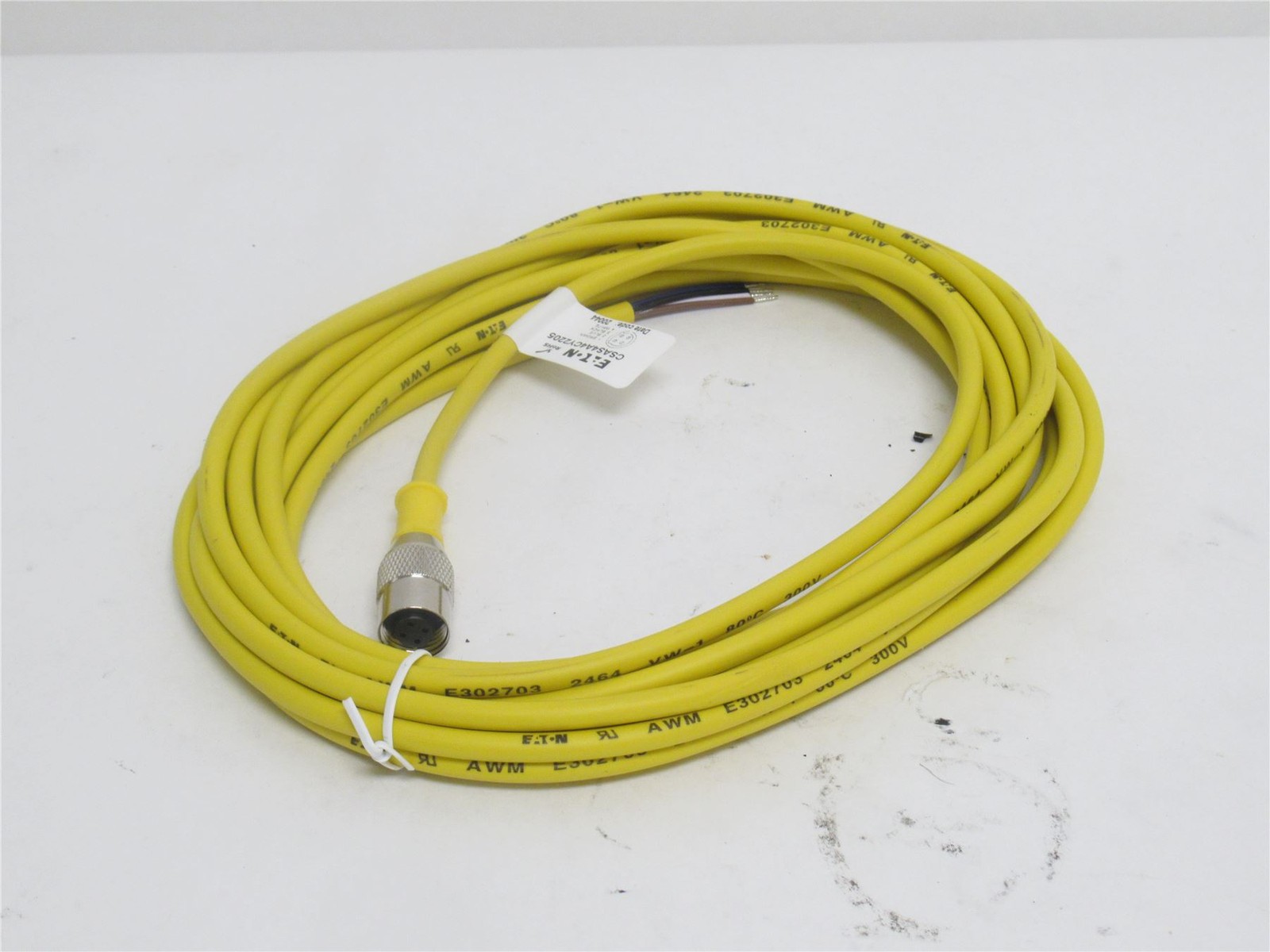 237548 New-No Box; Eaton CSAS4A4CY2205 Micro-Connector Cable; 4-pin 5m Length