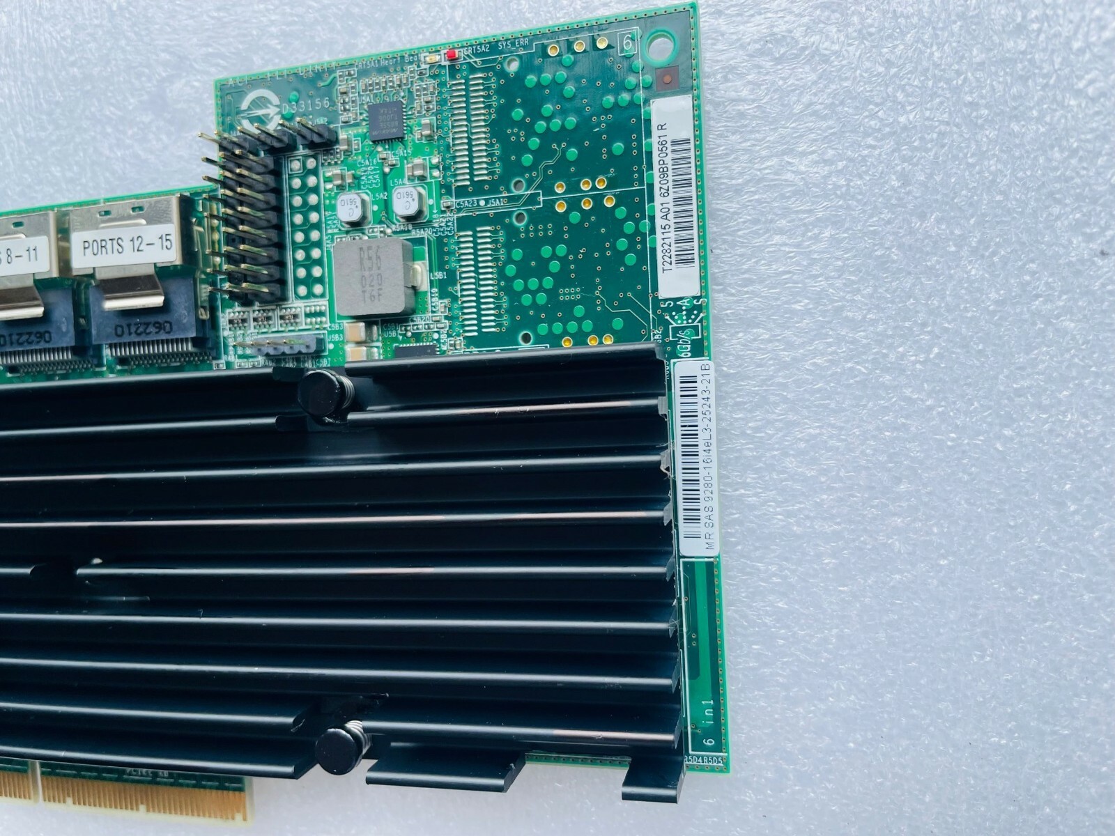 LSI MegaRAID MR SAS 9280-16i4e PCIe RAID Controller Card