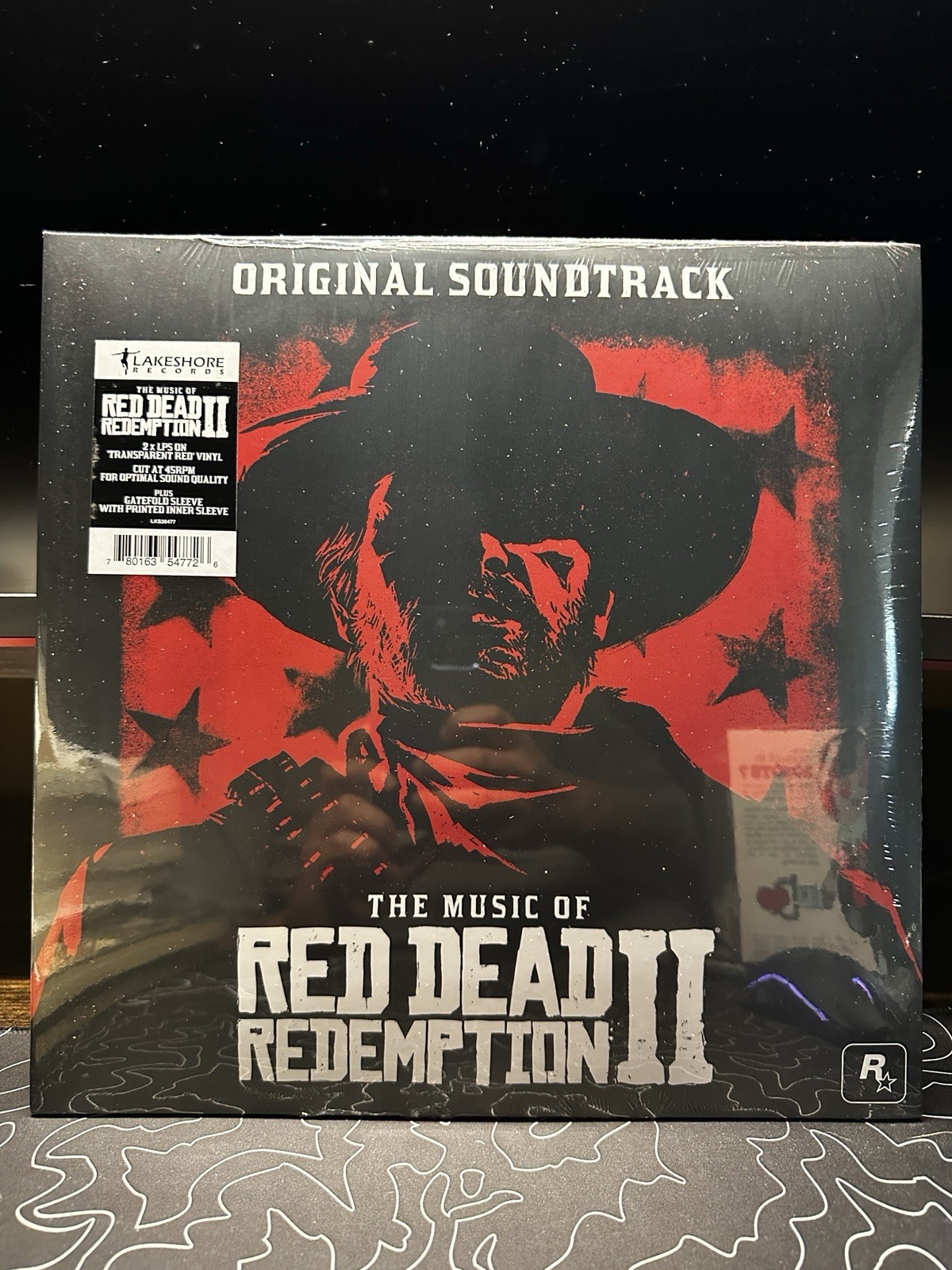 The Music of Red Dead Redemption 2 Original Soundtrack Transparent Red Vinyl NEW