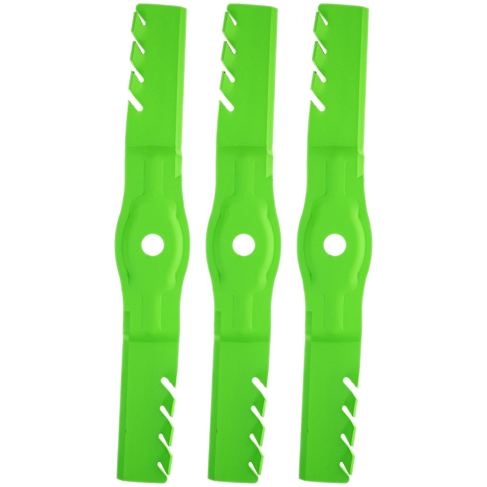 LawnRAZOR Blade for John Deere Z545R Z530R Z760R UC18055 Toothed Mulching 3 Pack