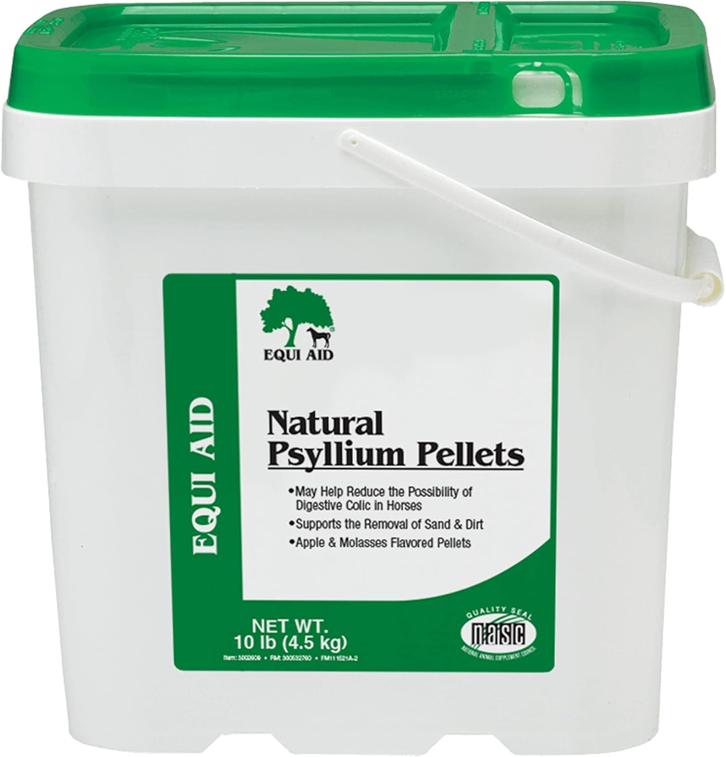 Equi Aid Natural Horse Psyllium Pellets Supplement, Supports Removal of Sand & D