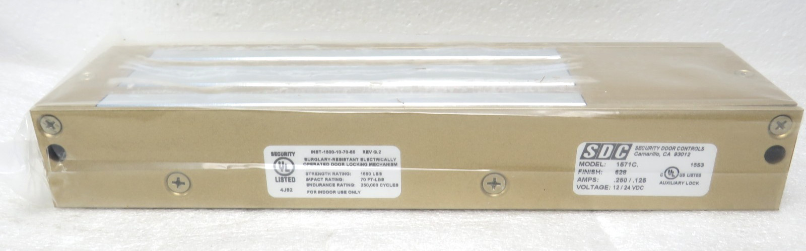 SDC 1571C EMLock 1570 Series Single Electromagnetic Lock 1200LBS [CTOKC]