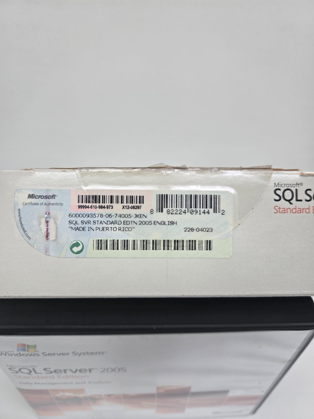 Microsoft SQL Server 2005 Standard Edition _ 5 Client _ 32-Bit X 86 _ Full Versi