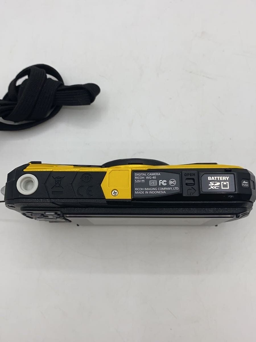 RICOH Compact digital camera WG-40 [yellow] Used