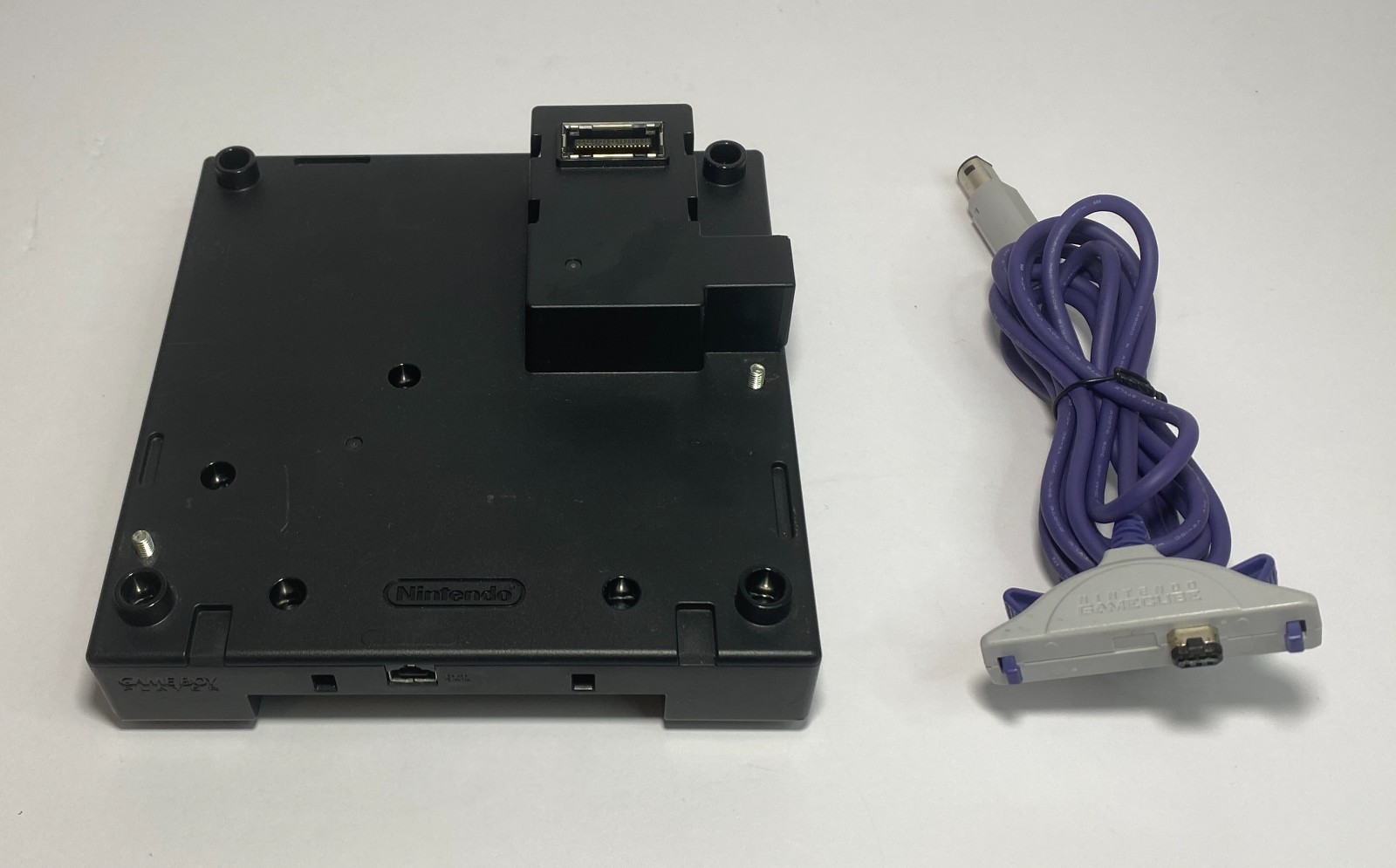 Nintendo GameCube Gameboy Player Adapter with GBA Link Cable, No Disc - Tested
