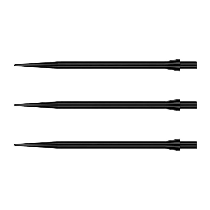 BLACK 50mm  Red Dragon Specialist Dart Points - Raptor SMOOTH Points