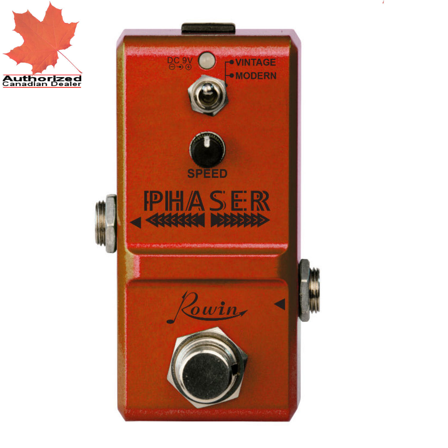 Rowin Ln-313 Phaser NANO Analog Vint/Modern Guitar Effect Pedal True Bypass New