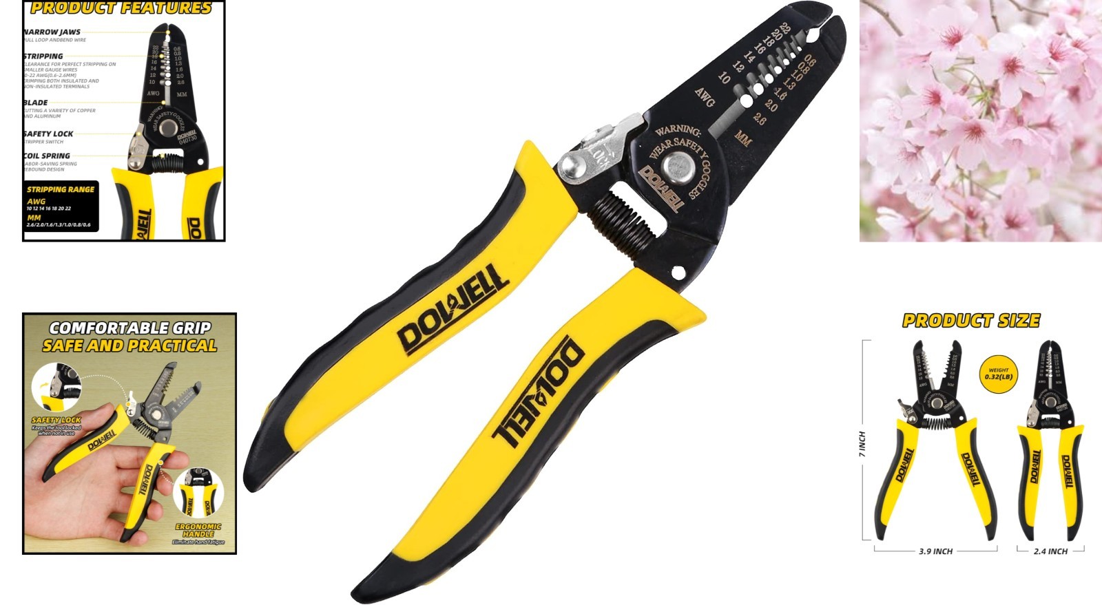 Versatile Wire Stripping Tool – Ideal for Electronics and DIY Projects