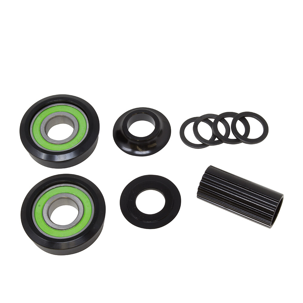 PRO+ ALLOY BOTTOM BRACKET SET AMERICAN 21A 19MM KIT BLACK
