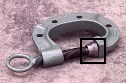 Mo-Clamp 580209 Large G Clamp Swivel Pad, Replacement Part for Jumbo G Clamp