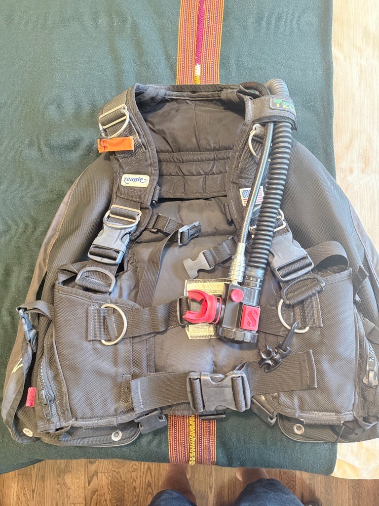 Zeagle Tech BCD w/ Scuba Pro Air2| Size Medium Tech Dive Rig