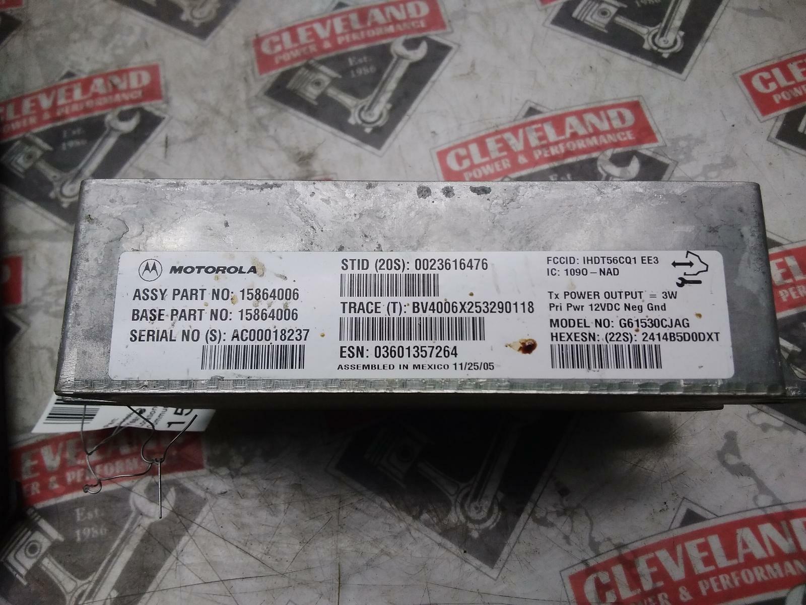 2006 Corvette OEM OnStar Communication Module 15864006