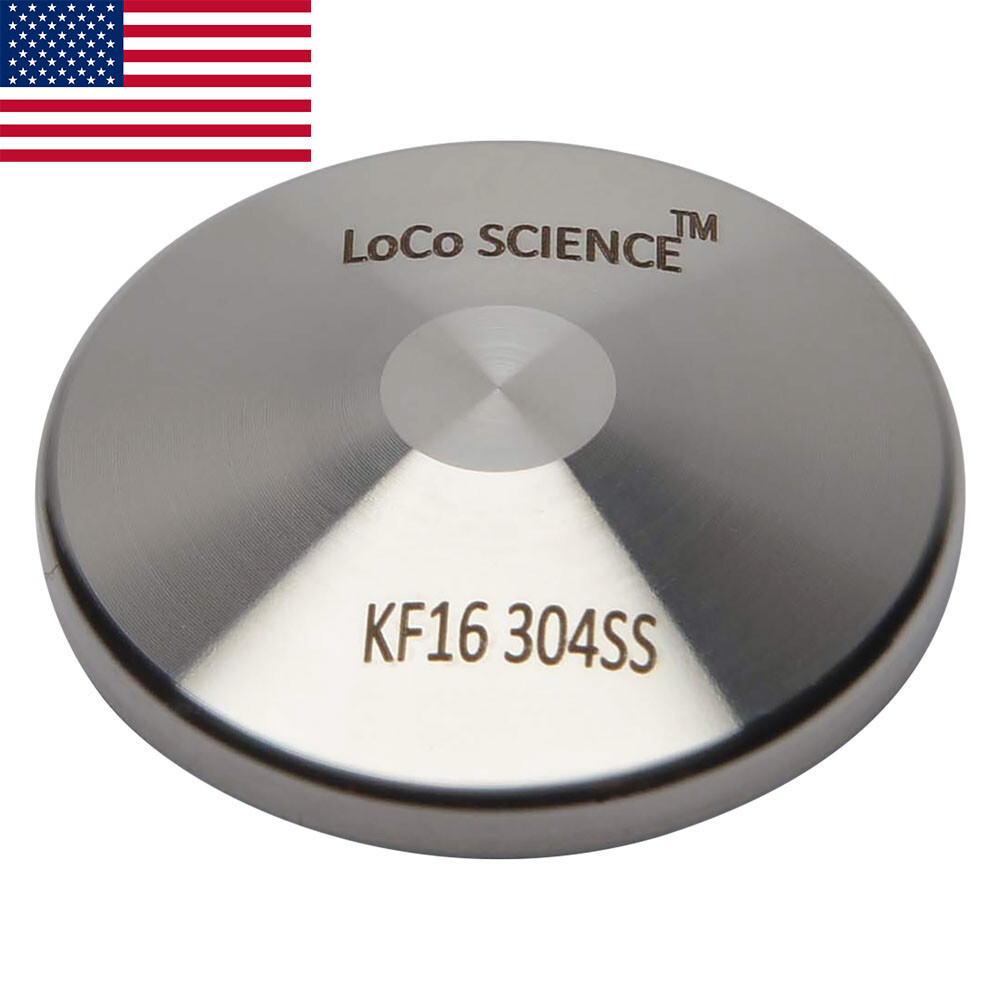 KF-16 NW-16 End Blank Vacuum Fitting SS304 LoCo Science!