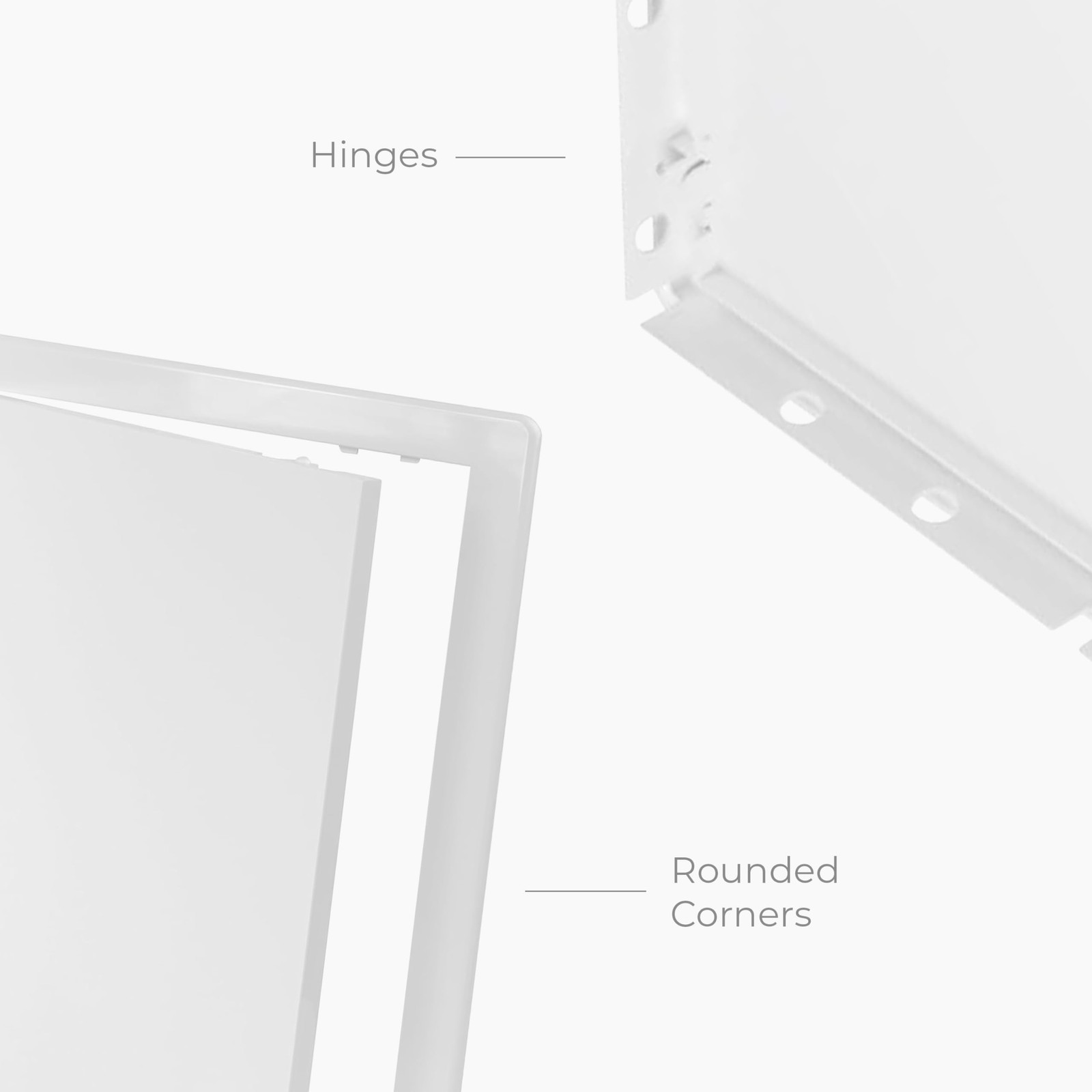 10x13 Inch White Access Panel Drywall ABS Plastic Square Wall Ceiling Door
