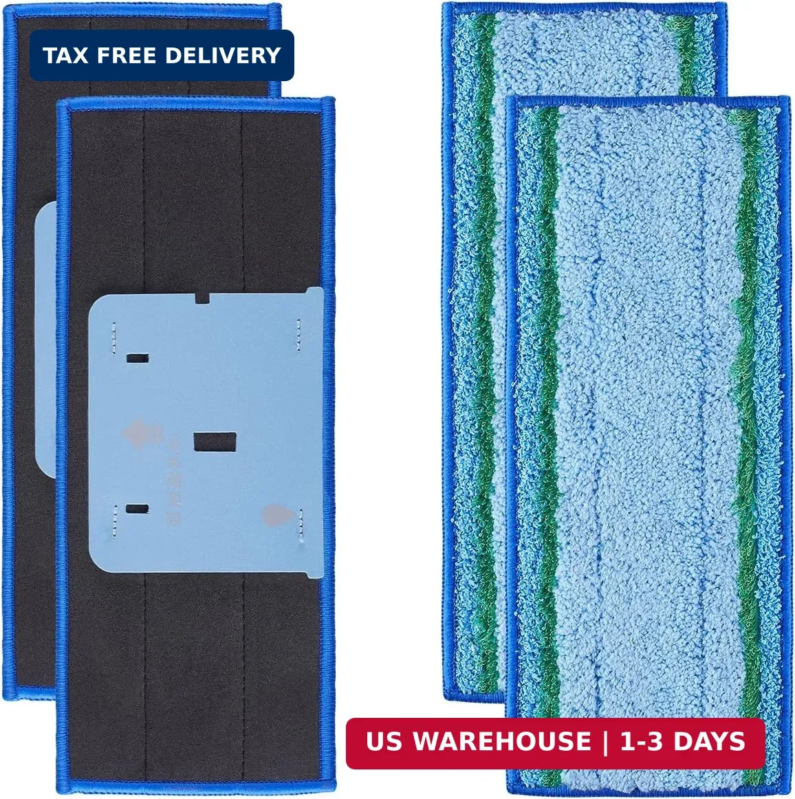 4 Pcs Mop Pad for iRobot Braava Jet M6 Ultimate Robot Mop, Upgraded Mop Pad | Wa