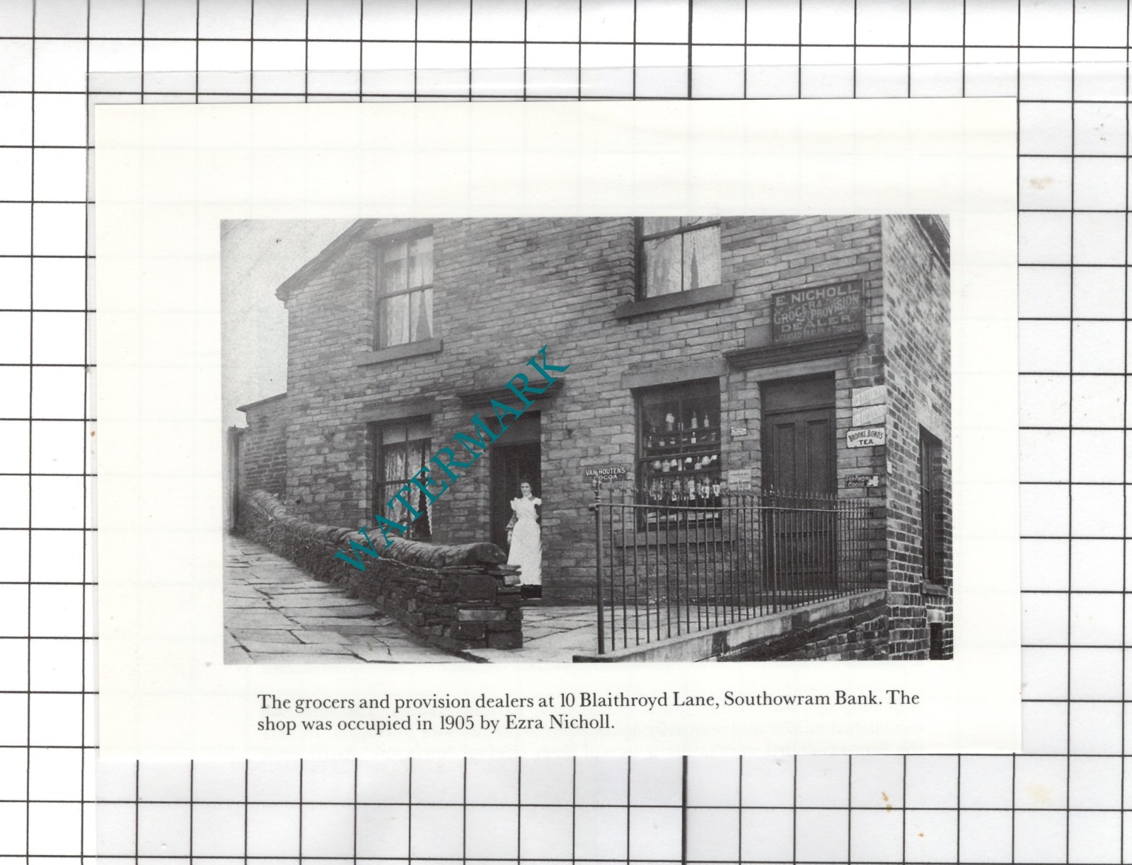 Ezra Nicholl 10 Blaithroyd Lane Southowram Bank Halifax Yorkshire - Clipping