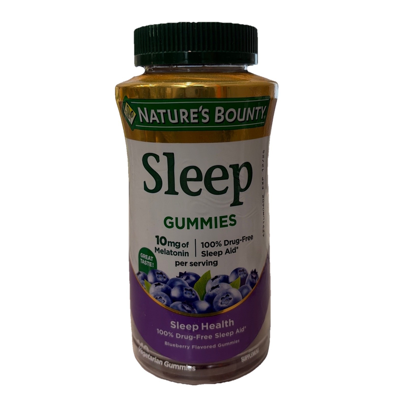 Nature’s Bounty 10 mg Melatonin Gummy, 100% Drug Free 140 Count🔥12/25🔥