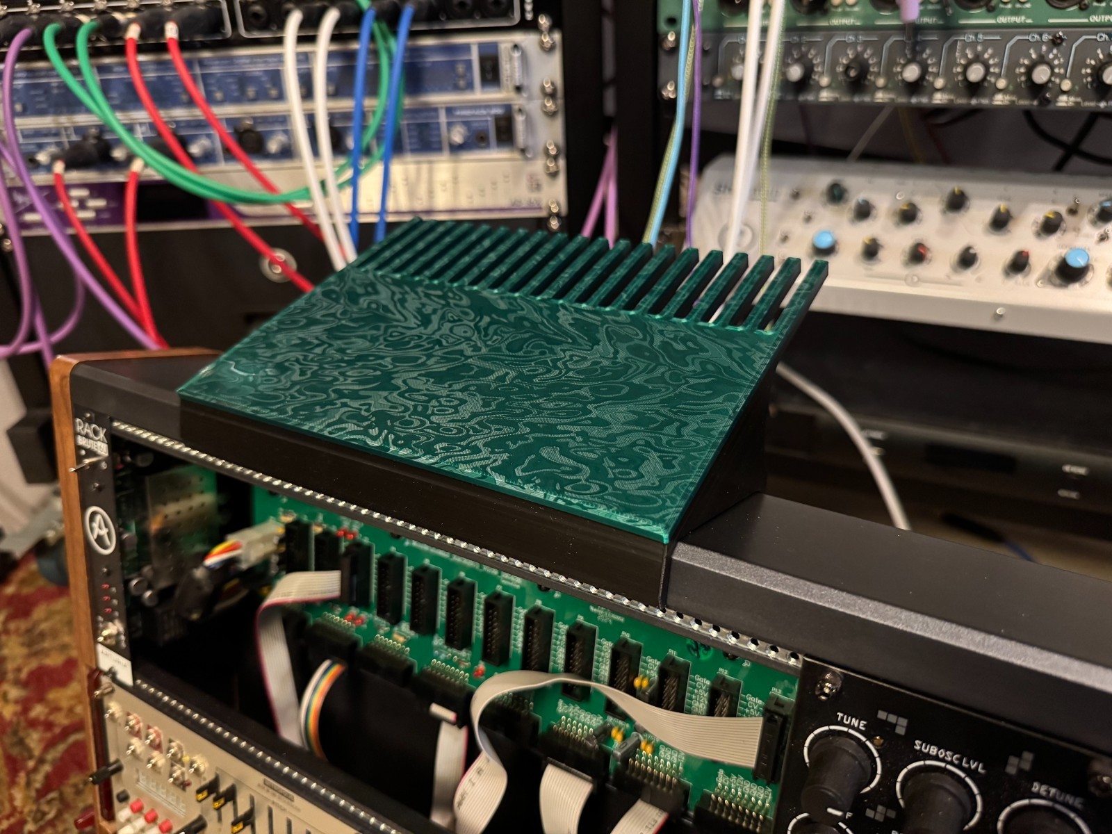 Eurorack Cable Holder for Arturia RackBrute 6U case (Blem Sale!)