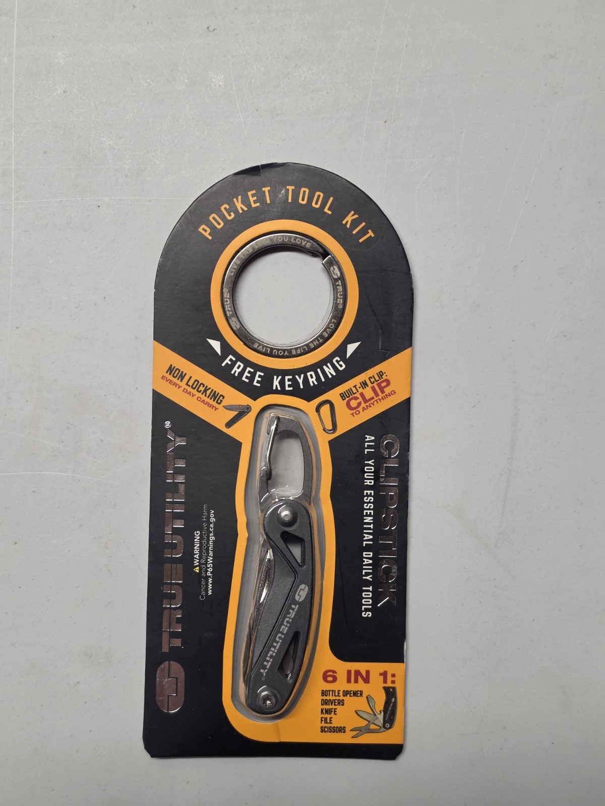 True Utility Clipstick Mini Tool Essential Pocket Tool Kit