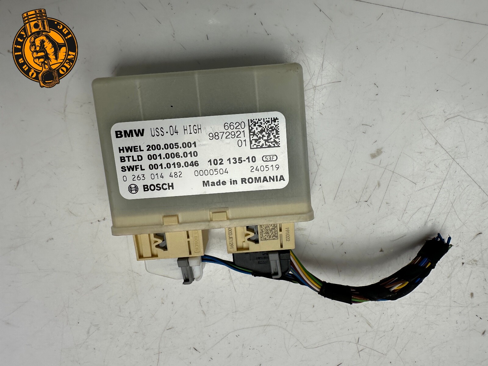 2019-2025 TOYOTA SUPRA GR BMW PDC PARKING SENSOR CONTROL MODULE OEM 6620 9872921