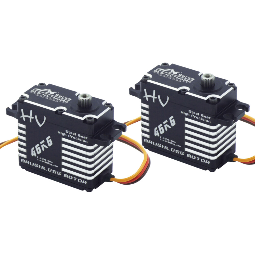 2x JX Servo BLS-HV7146MG 46KG Digital Brushless Servo for RC Car Truck Crawler