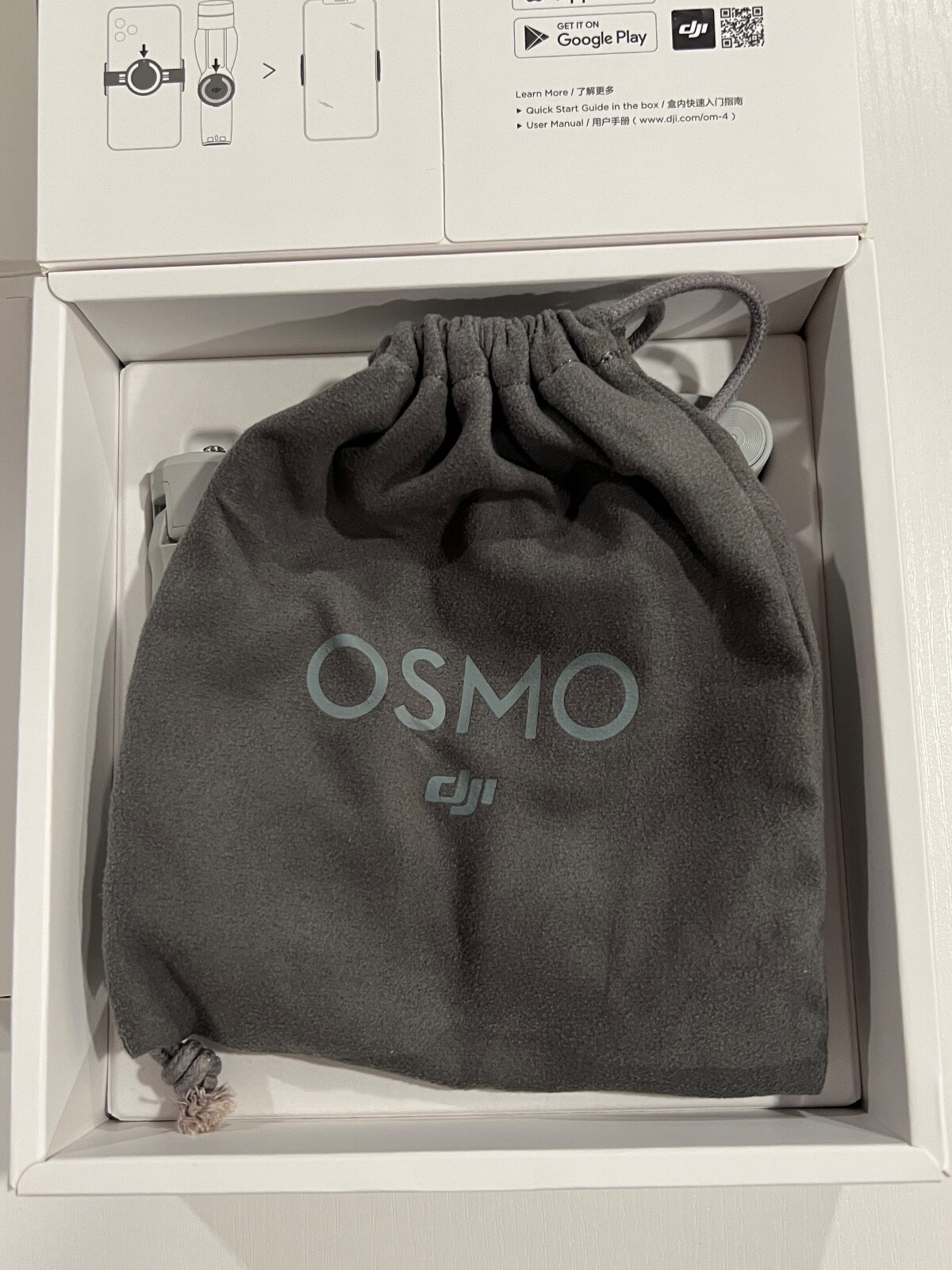 DJI OM 4 SE Gray Foldable Stabilizer