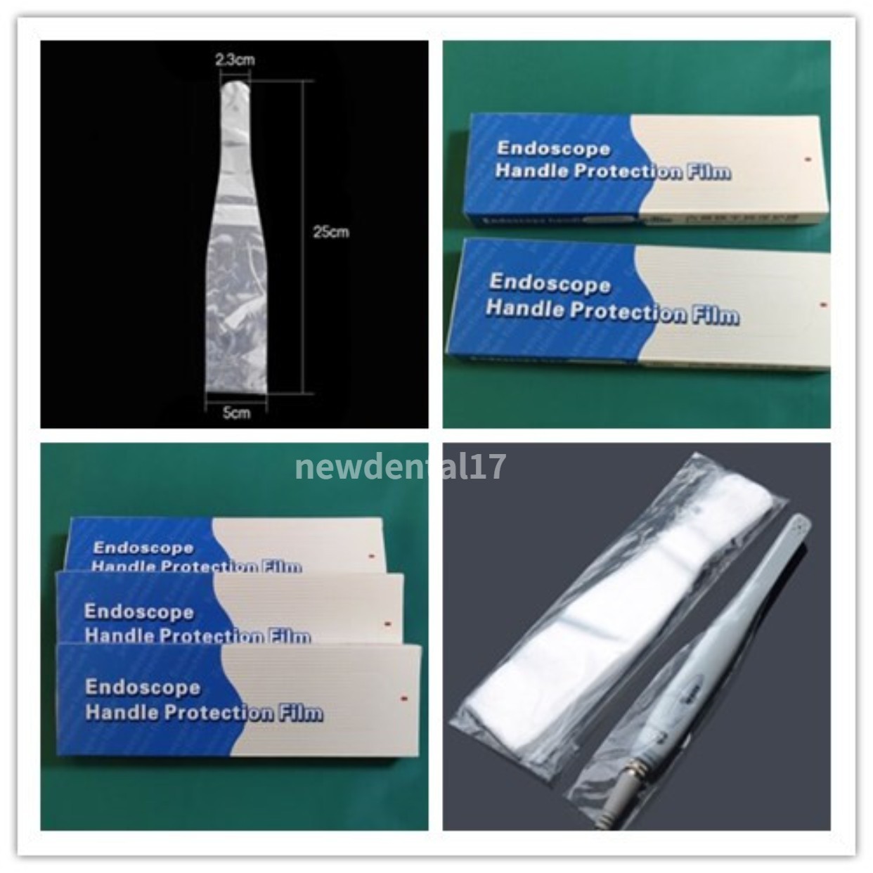 2000pcs Dental Disposable Endoscope Handle Protection Film Sheath Sleeve Cover