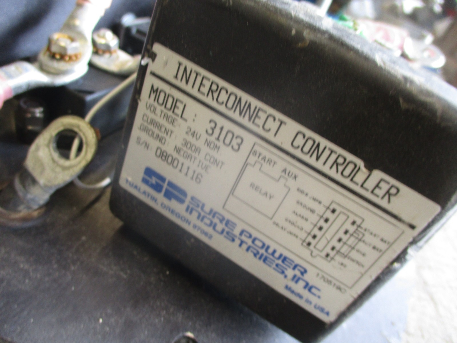 Used Surepower Multi-Battery Isolator w/Interconnect Controller for PARTS, FMTV