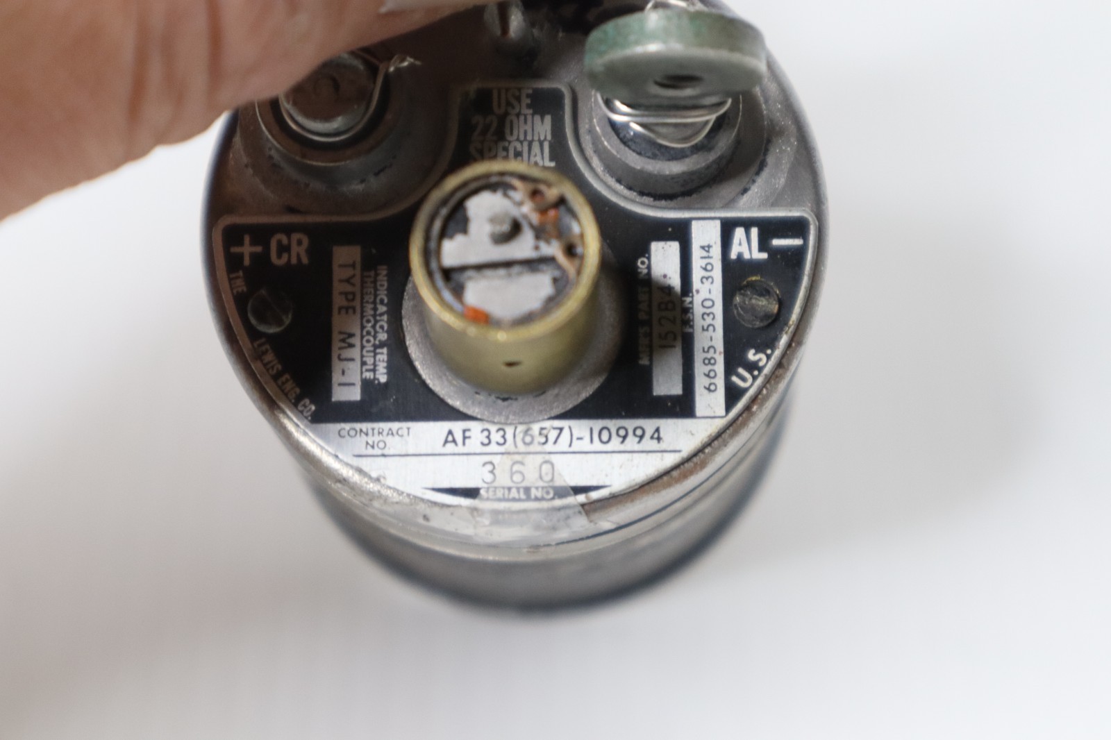 Lewis Engineering 152B4 Exhaust Temperature Indicator 6685-530-3614