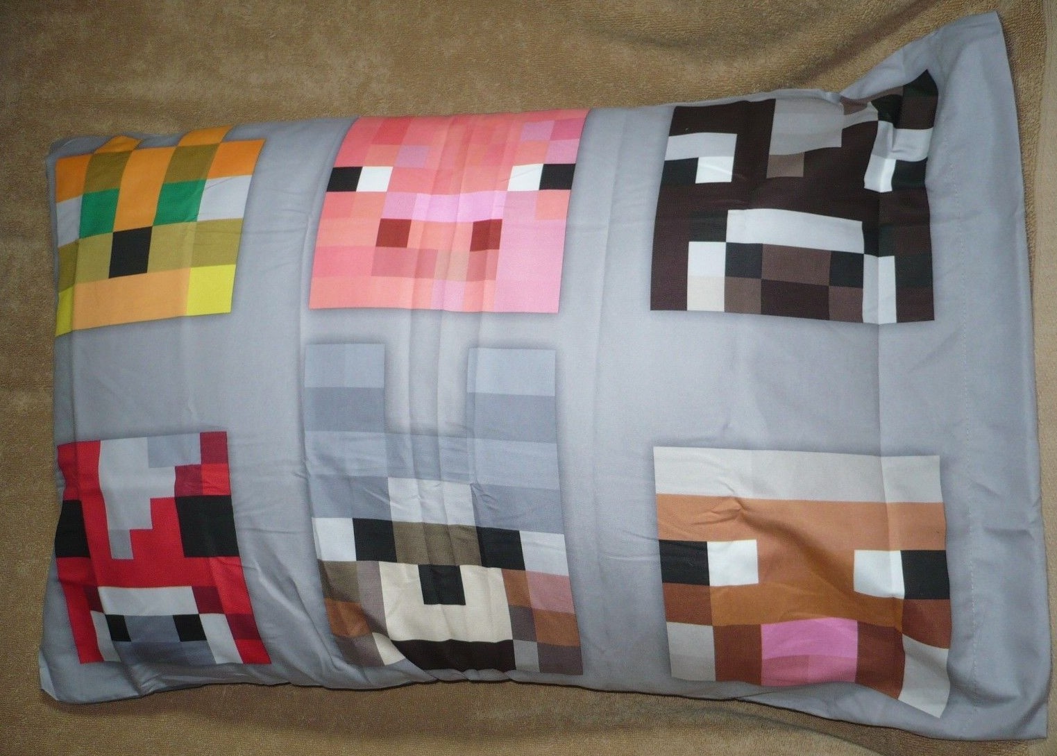 Minecraft Pillow Case Standard Bedding