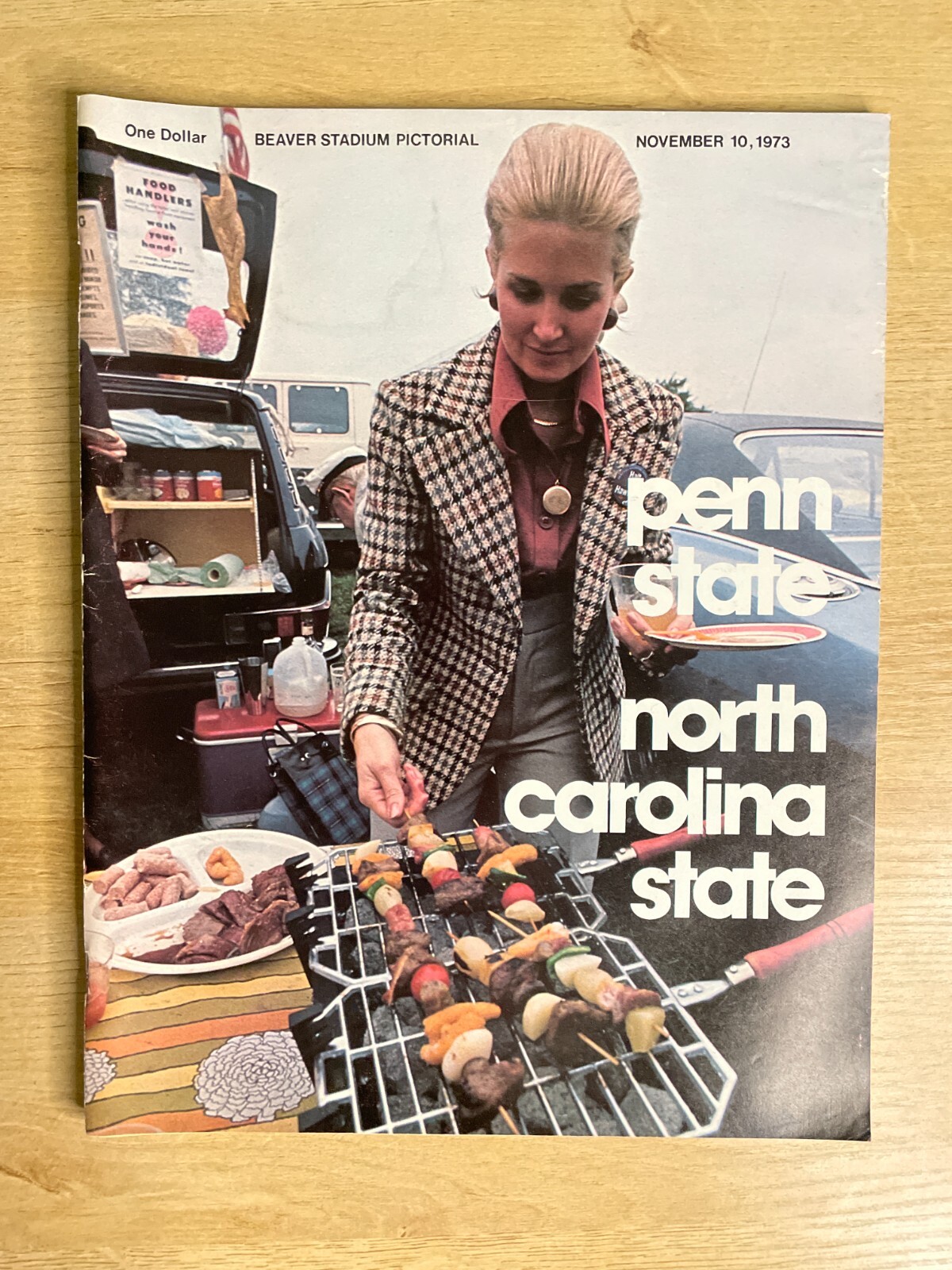 Beaver Stadium Pictorial November 10, 1973 Penn State Vs. North Carolina B2388