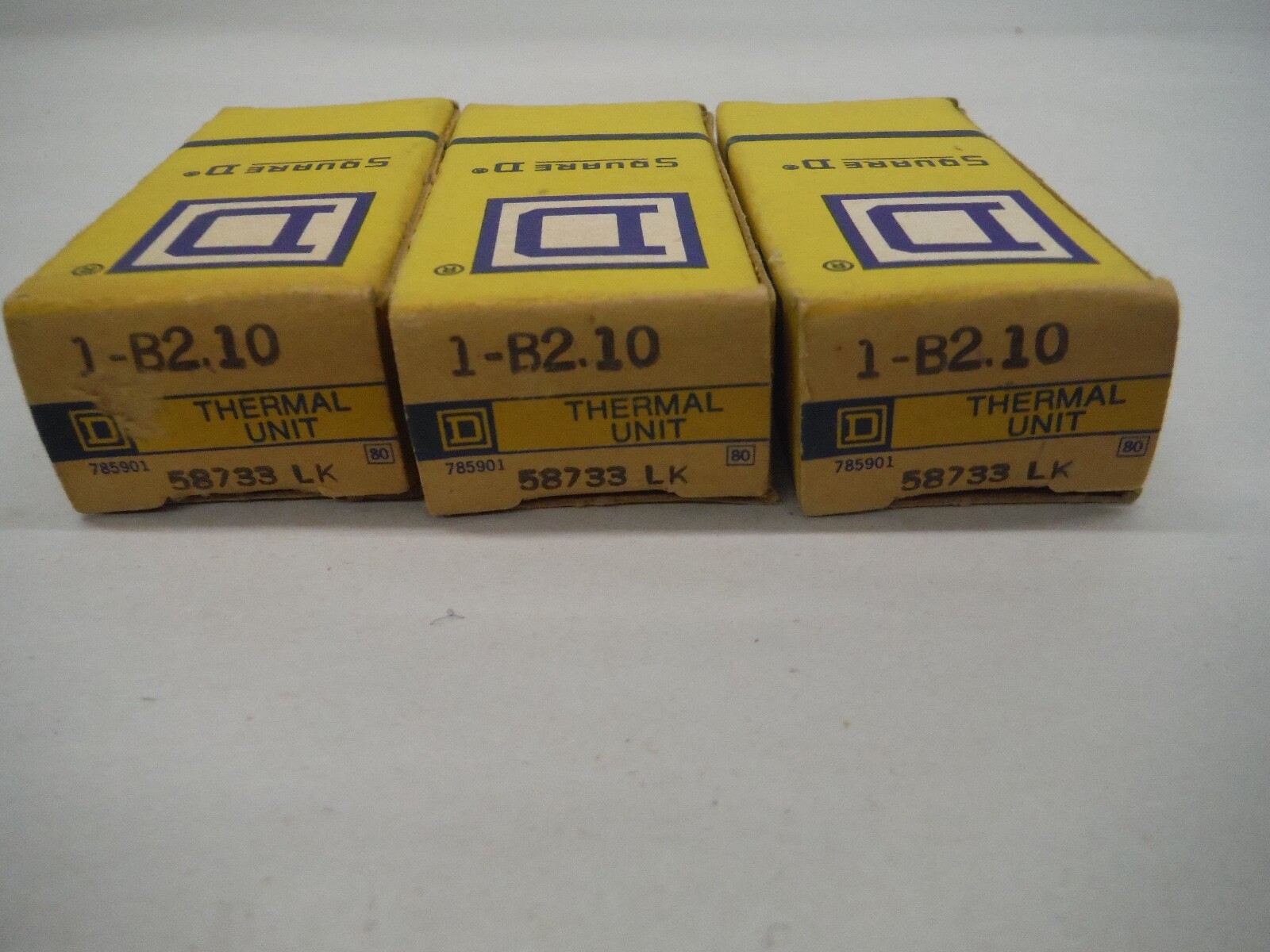 NIB Square D Overload Relay Thermal Unit 1-B2.10 58733LK Lot of 3