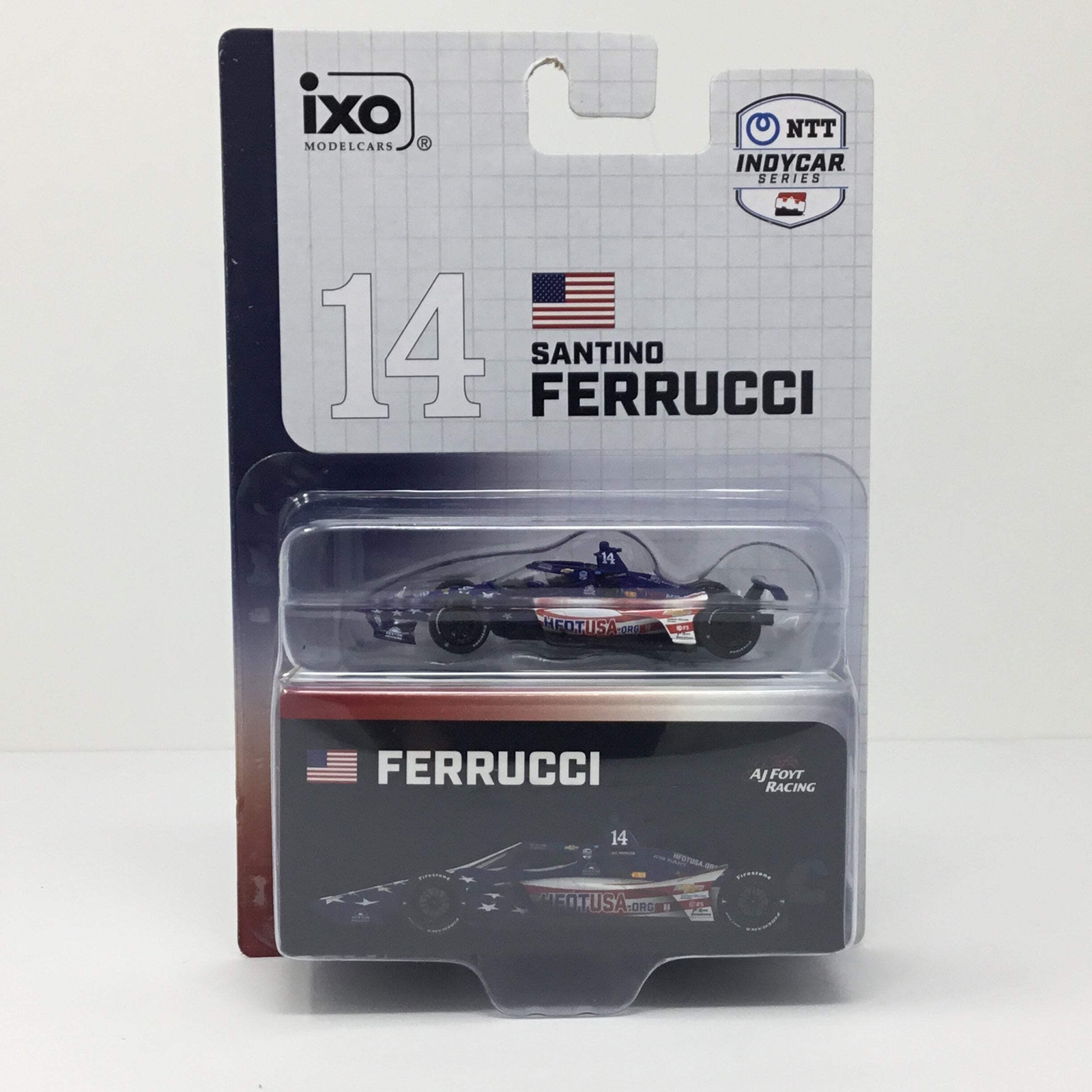 Santino Ferrucci 2025 Homes For Our Troops / AJ Foyt Racing 1:64 Diecast