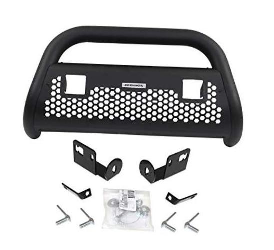 Go Rhino RC2 Bull Bar w/ Two 3" Cube Lights & Mounting Brackets | Mild Steel,