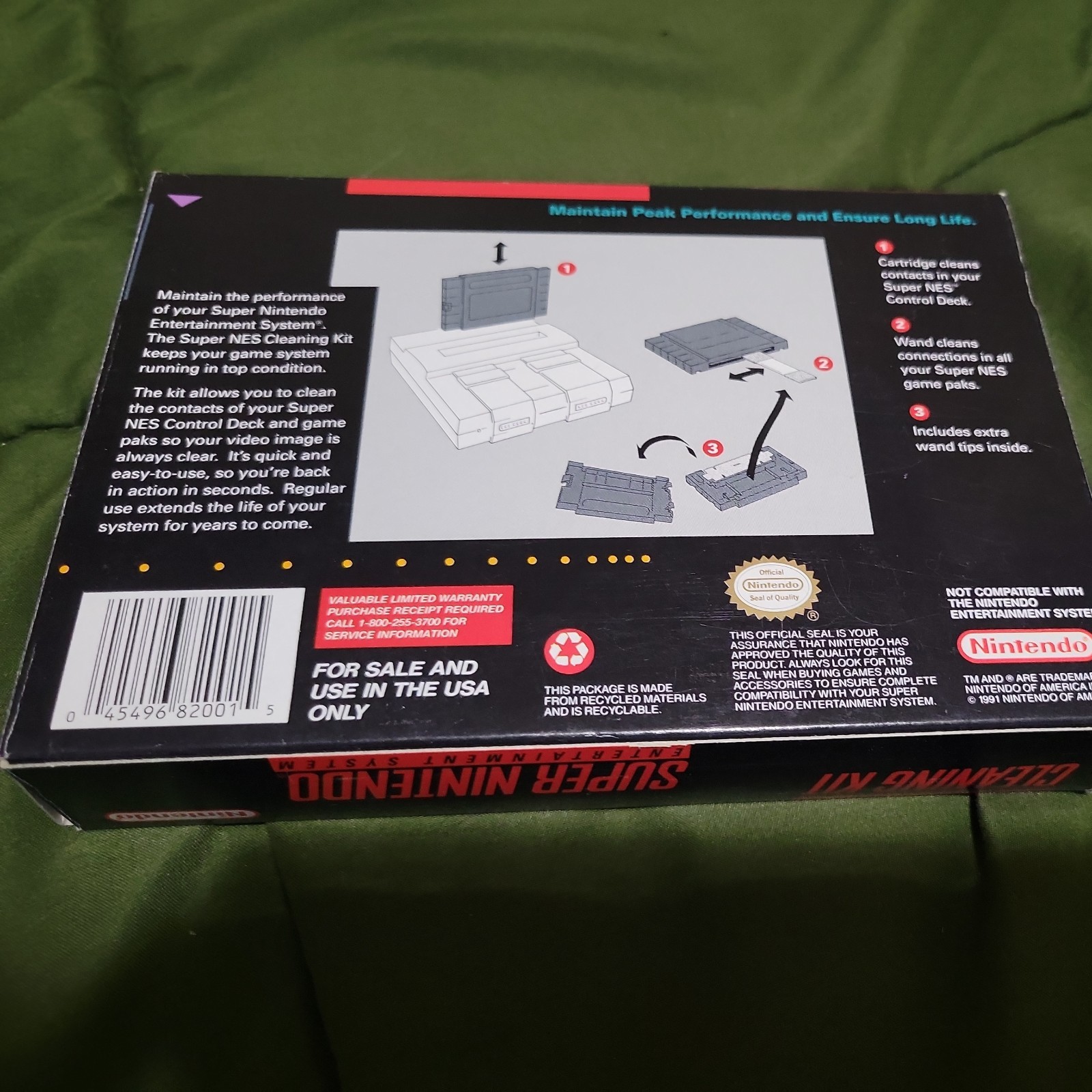 Nes Cleaning Kit Cib & snes cleaning kit cib