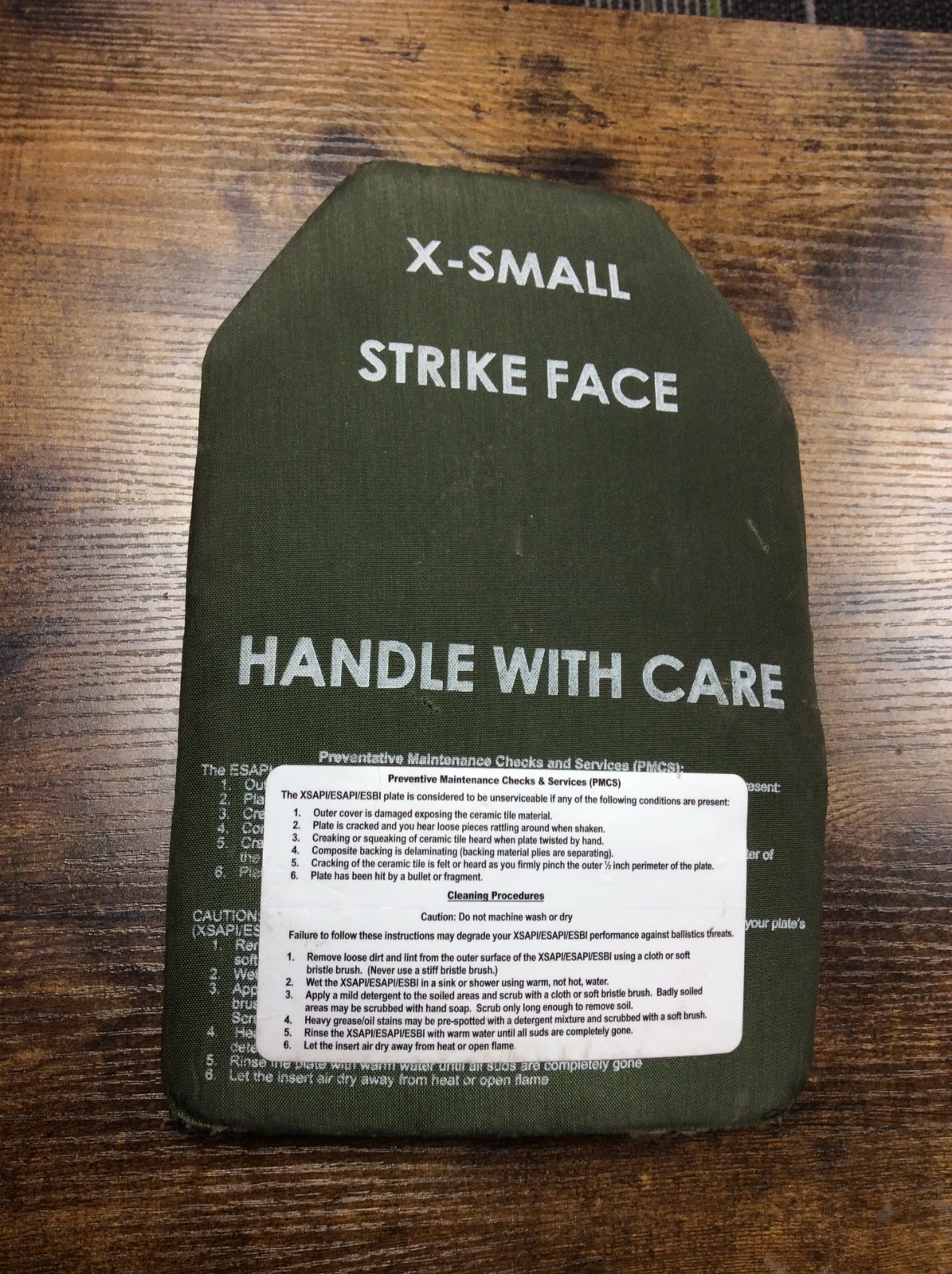 Protective plte XSmall Pre-Owned