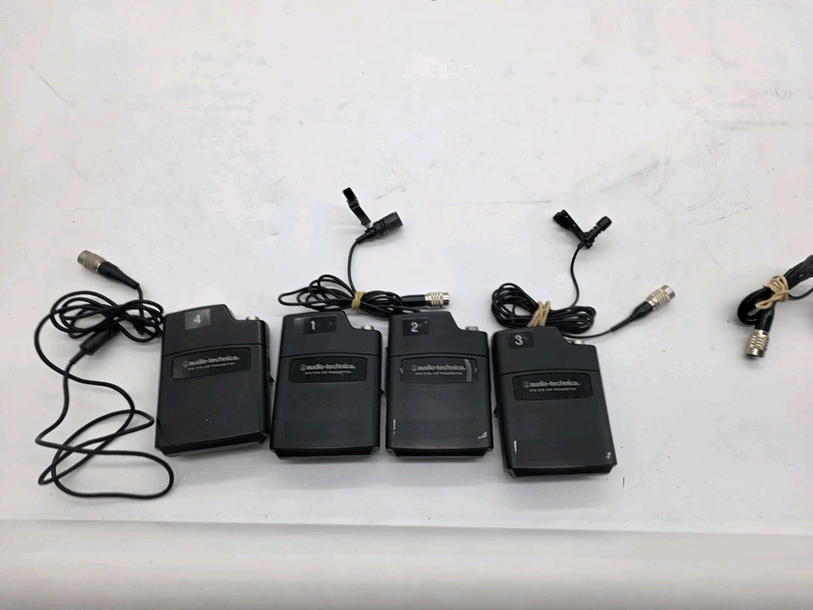 Audio-Technica Lot of 4 UHF Transmitter Bodypack 655-680MHz ATW-T210