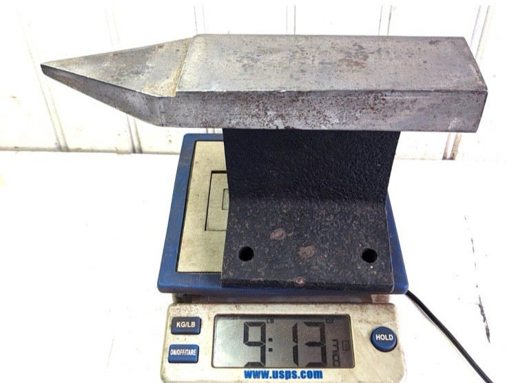 Homemade 9lb. 13oz. Anvil Used