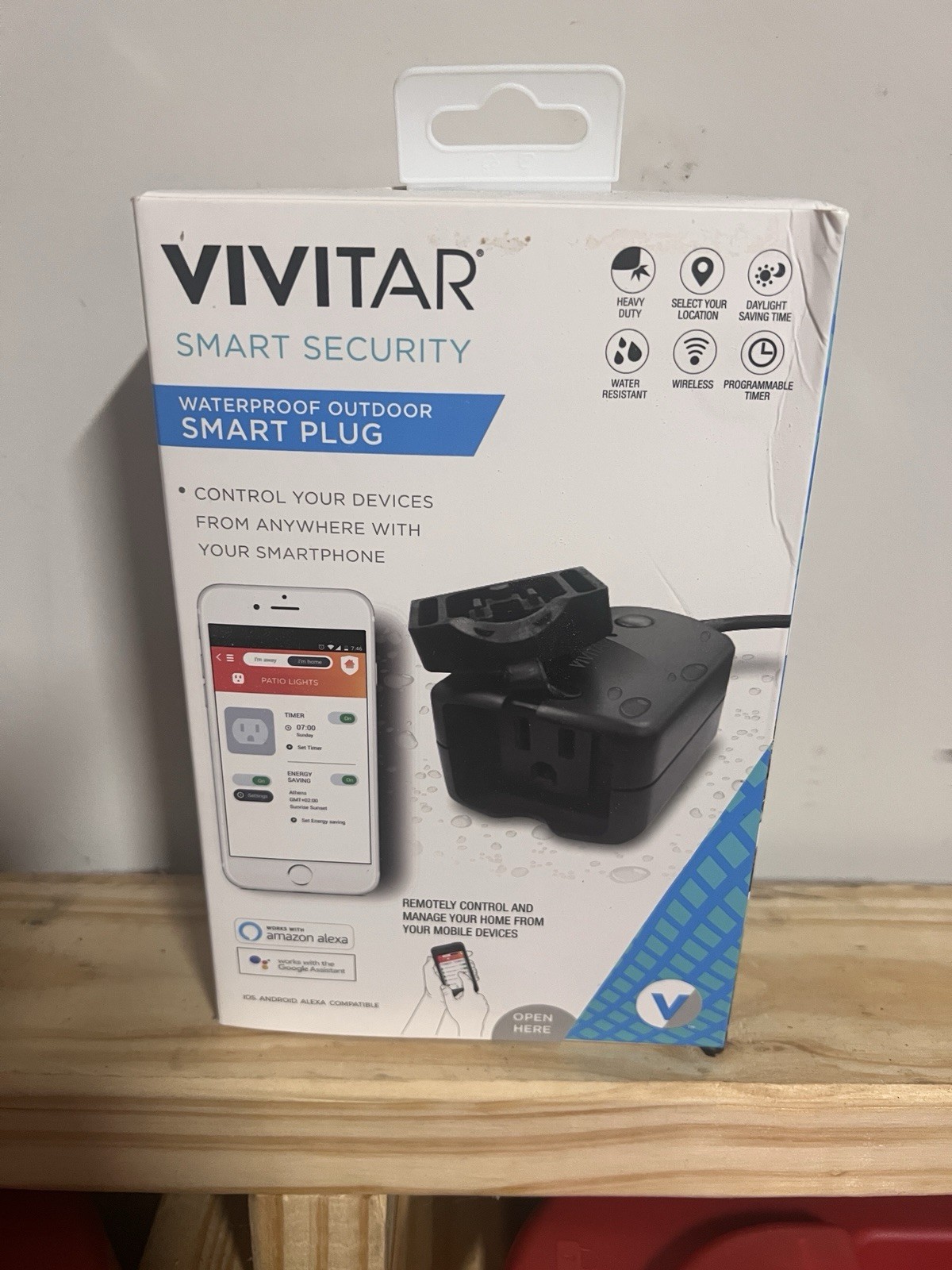 Vivitar Smart Security Waterproof Outdoor Smart Plug