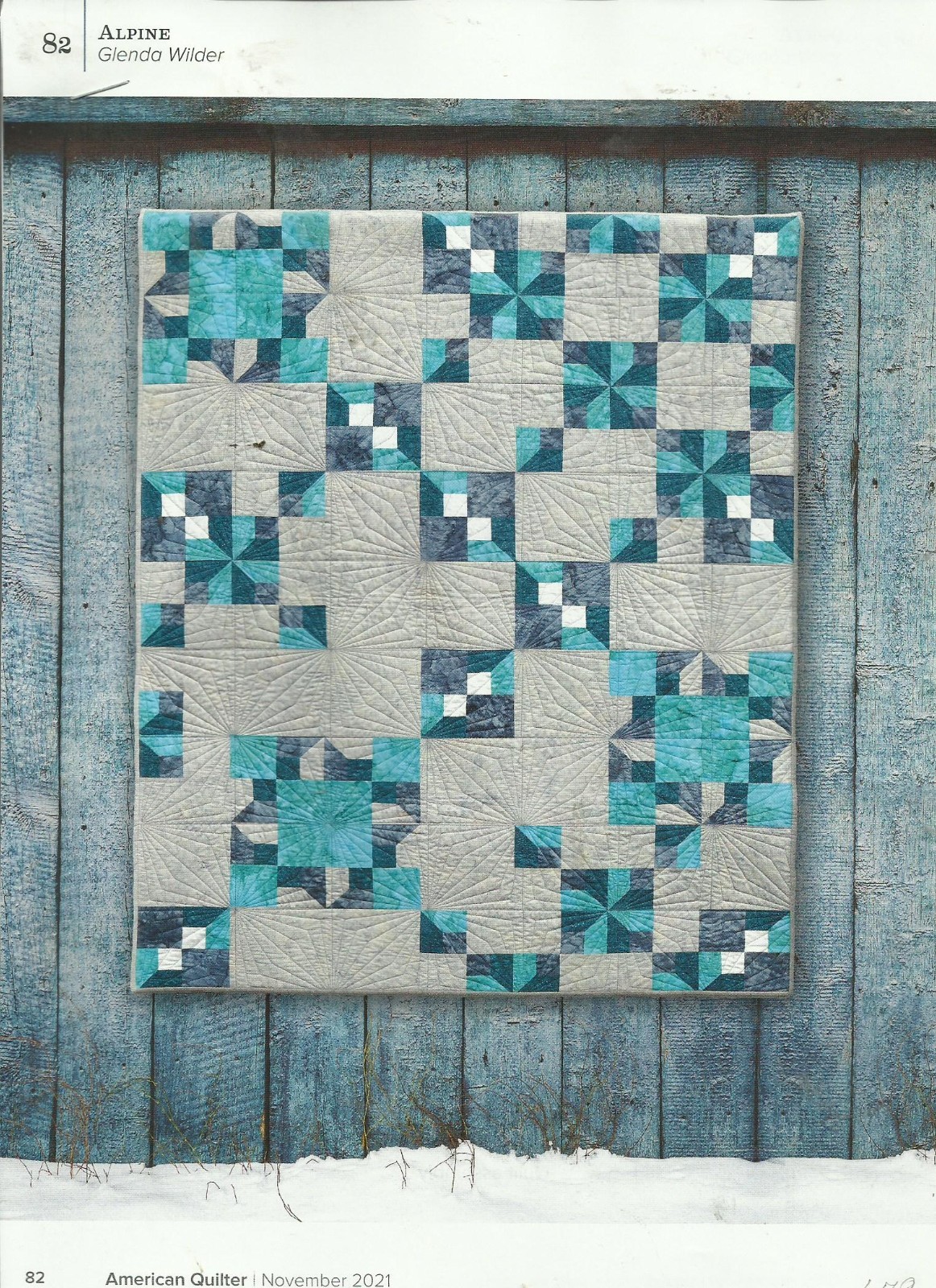 E0633   ALPINE QUILT PATTERN/INSTRUCTIONS