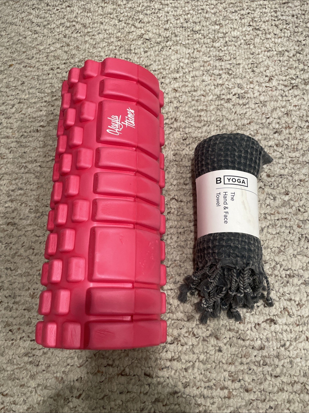 Foam Roller Deep Tissue Massager With Hand & Face Towel