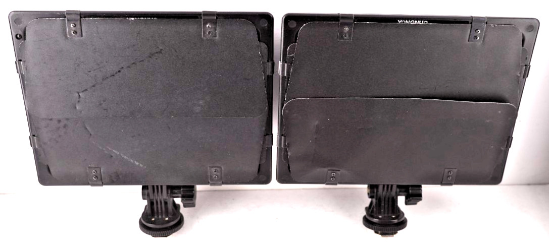 PAIR OF (2) YONGNUO YN300 II LED Video LightS Handheld Photography Lighting