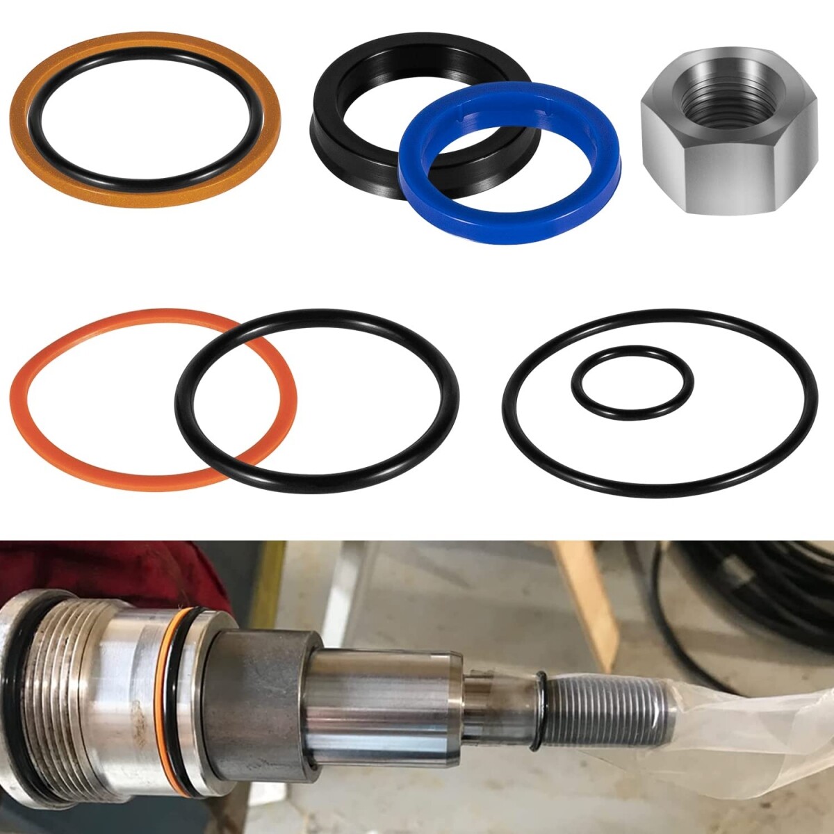 6803329 for Bobcat 444 500 540 642 643 741 7137769 Hydraulic Cylinder Seal Kit