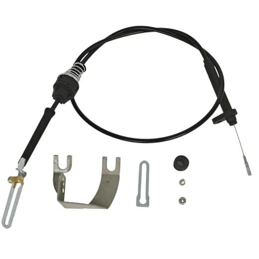 KD-2350U Stainless Steel Kickdown Bracket Kit with Black Housing for TH350