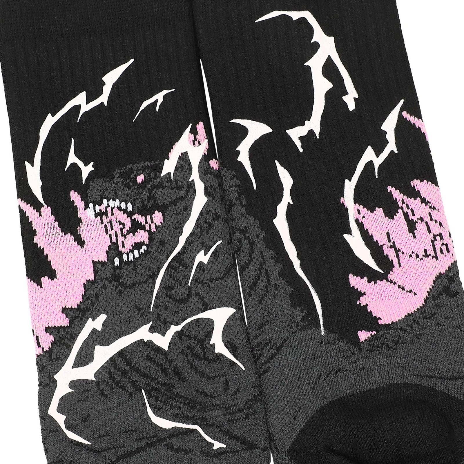 Godzilla Vs. Kong Men's The New Empire UV Color Changing Crew Socks 1 Pair 8-12